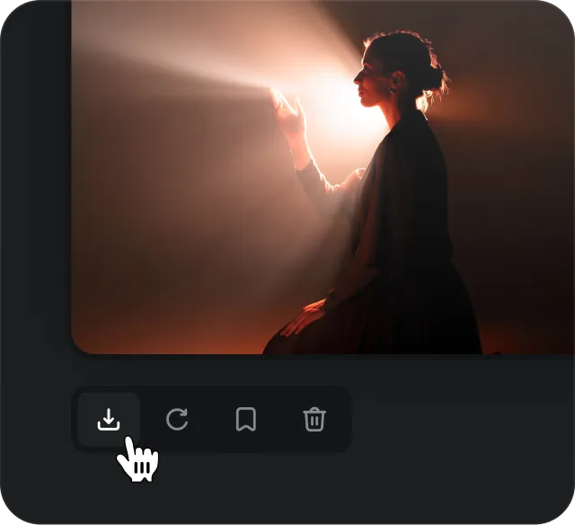 Generate with Kling: Receive high-fidelity video in seconds. Iterate and edit the result seamlessly to perfect your shot