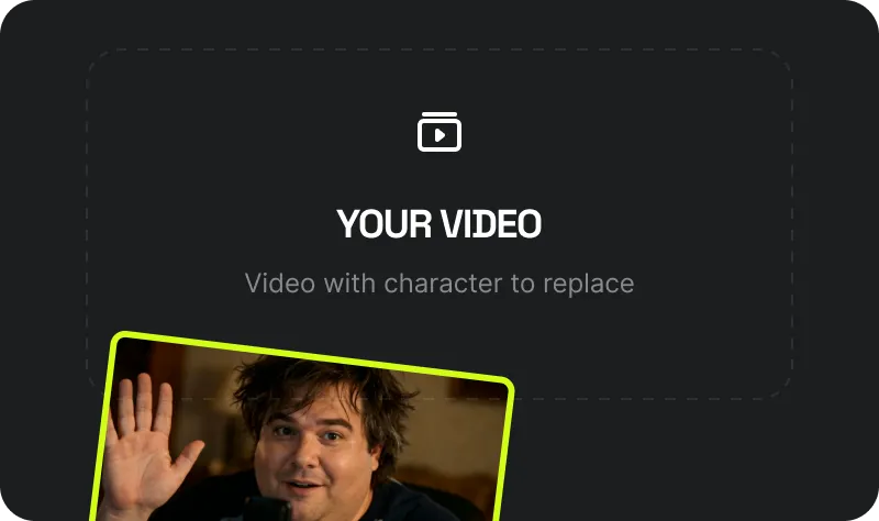 Upload Your Video: Now, choose the video with a character to be replaced with our tool.